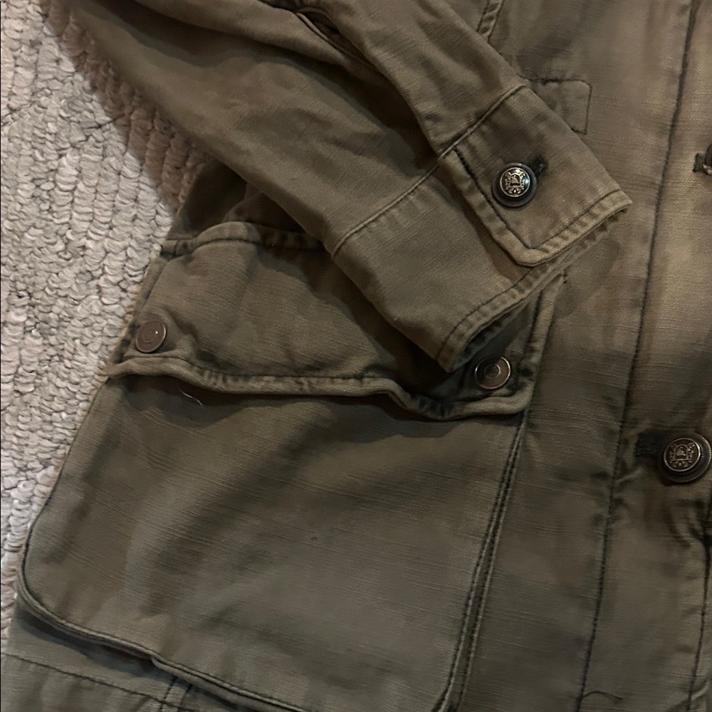 Free People Olive  Utility Jacket - Picture 6 of 9